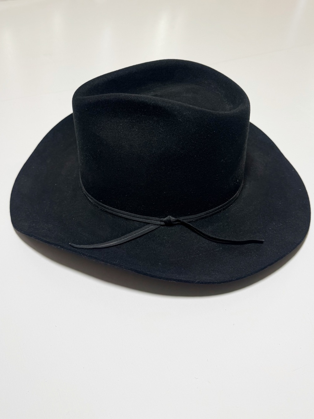 Vintage Bradford Western Black Cowboy Hat
